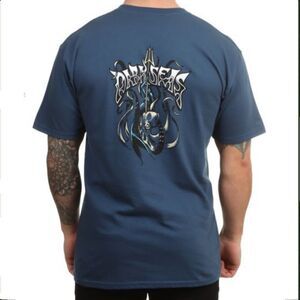 Dark Seas Division Mens Blue Ocean Graphic T-Shirt Size S